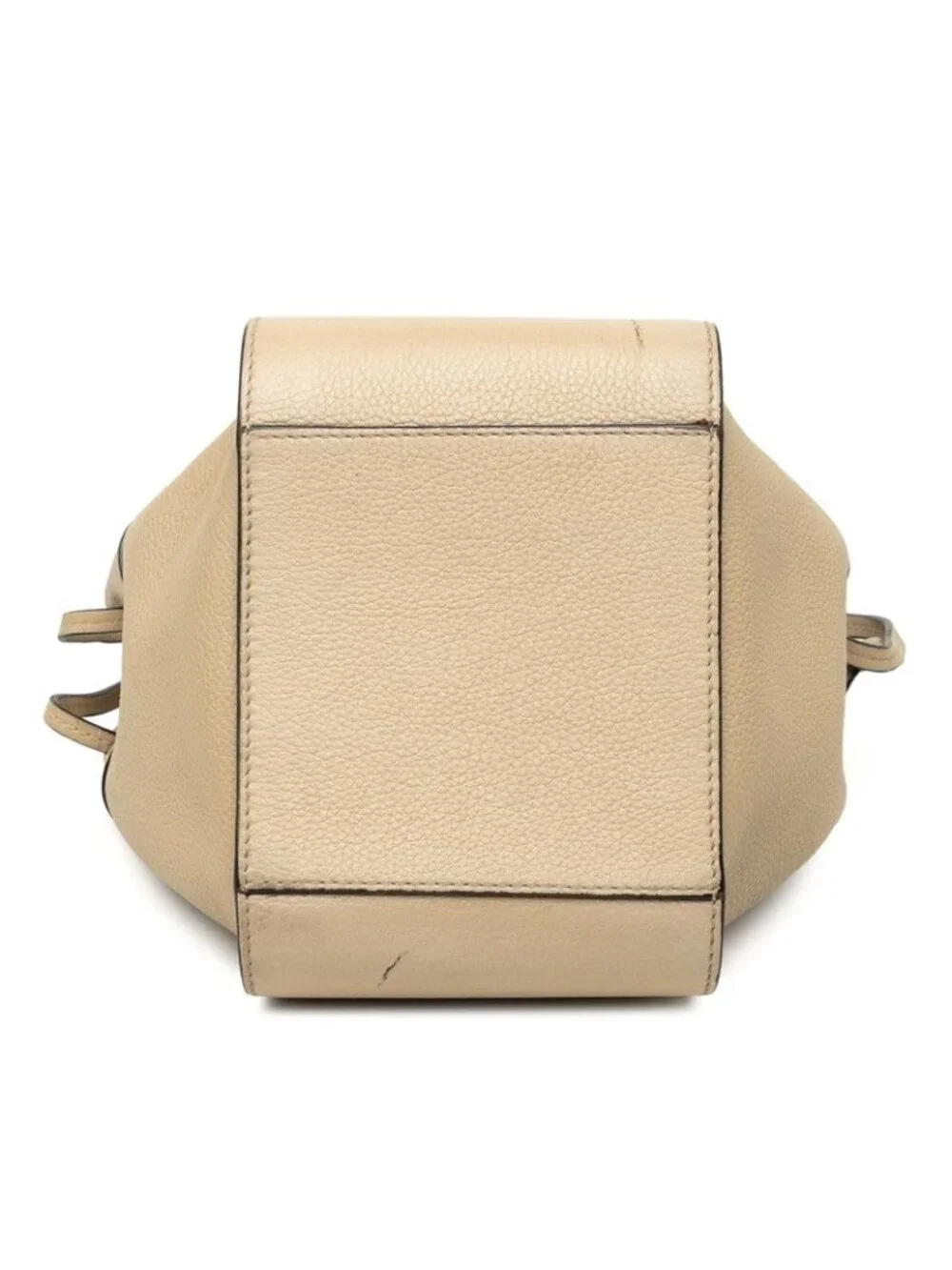 Loewe Anagram Hammock Mini 2-Way Shoulder Bag Beige Leather